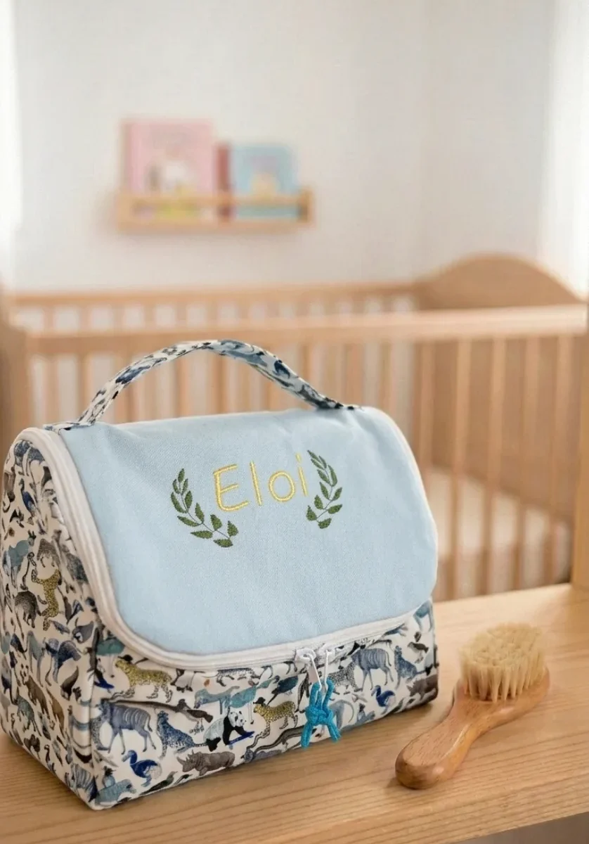 Vanity bleu liberty personnalisé de son prénom