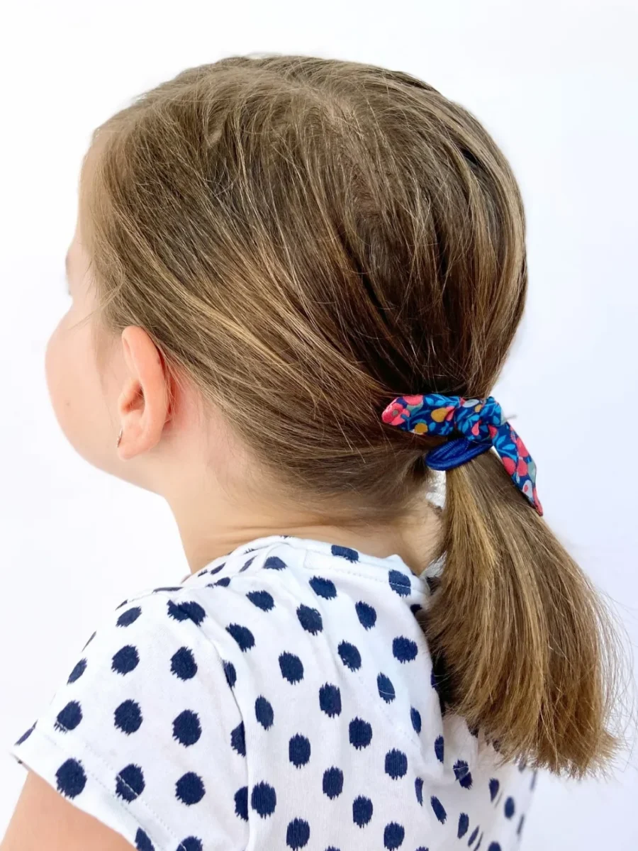 Accessoire cheveux liberty - Elastique noeud