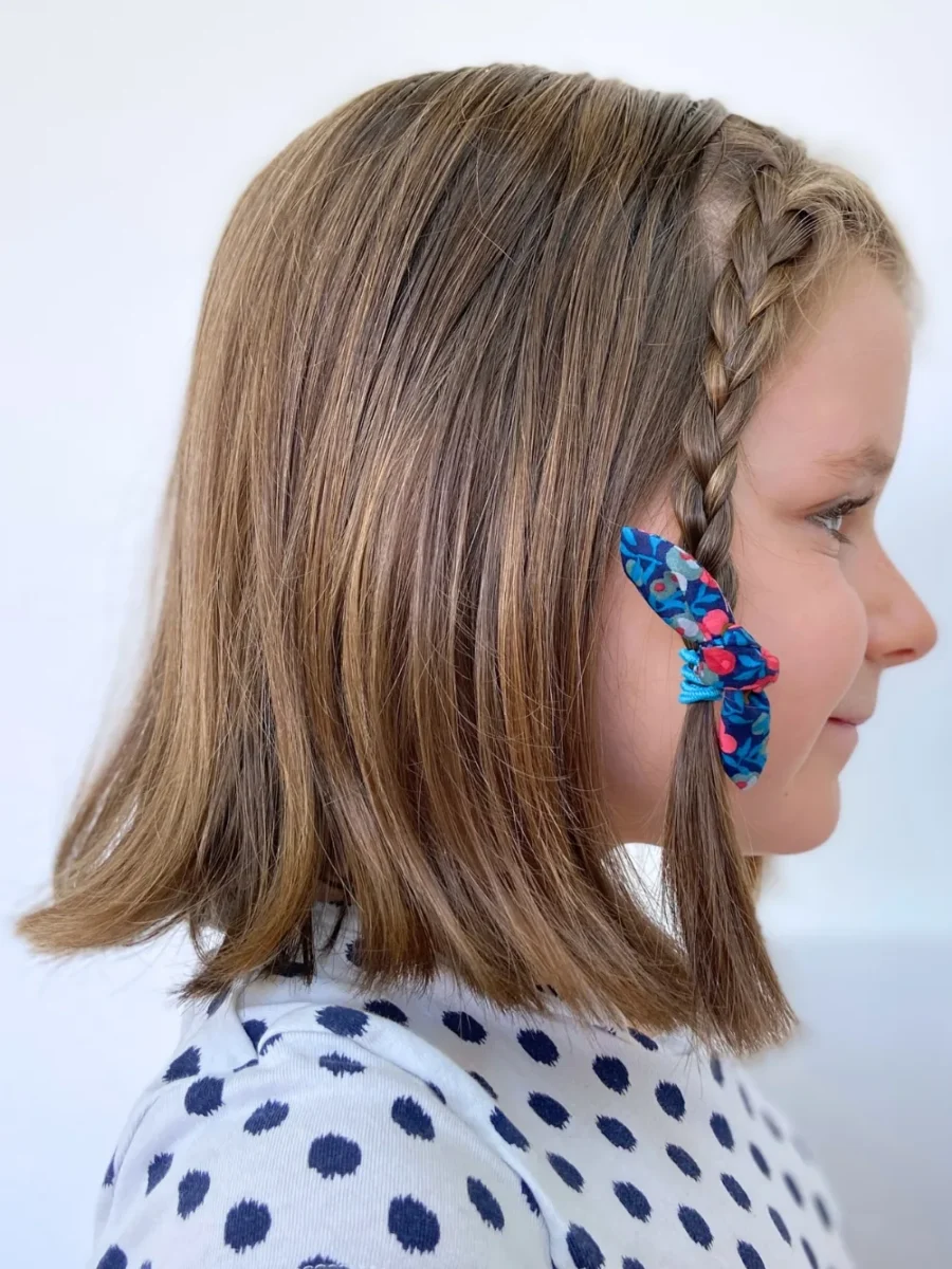 Accessoire cheveux liberty - élastique natte