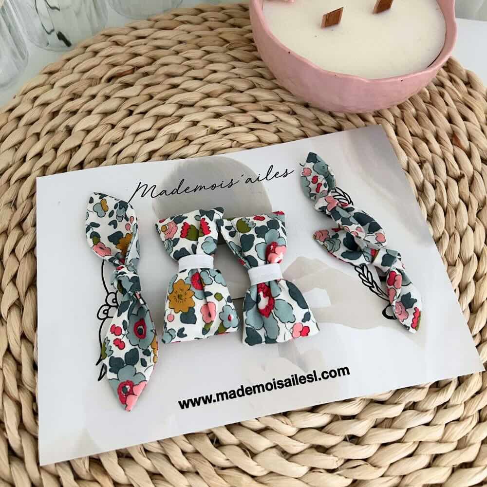 Accessoires cheveux liberty fille porcelaine