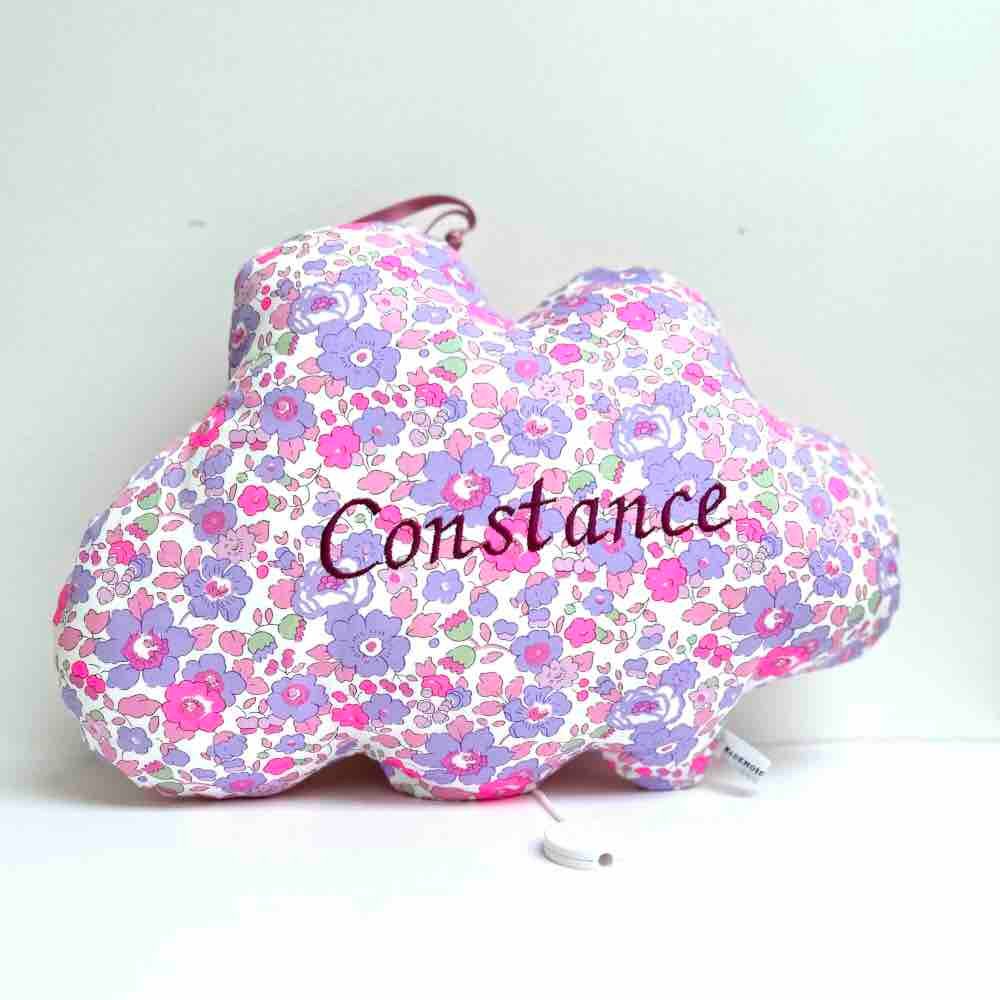 Coussin Liberty musical nuage