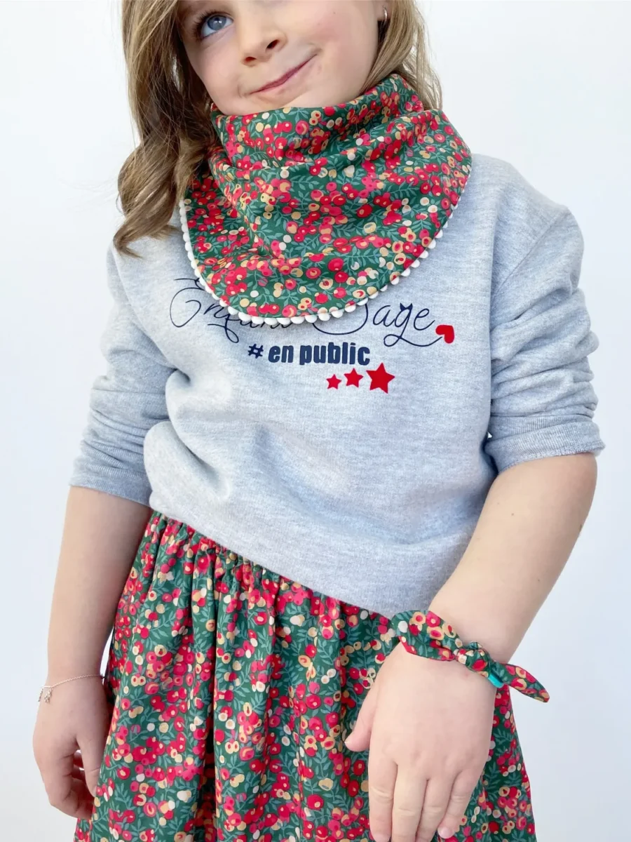 Foulard fillette liberty