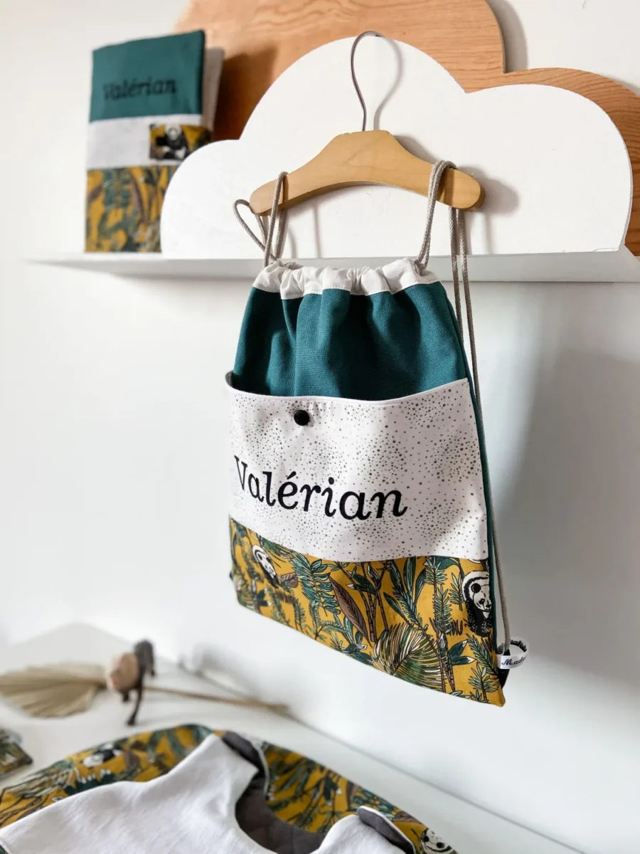 Sac personnalisé prénom crèche : liste naissance
