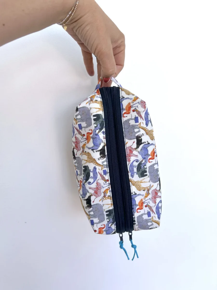 Trousse double compartiments liberty zoo