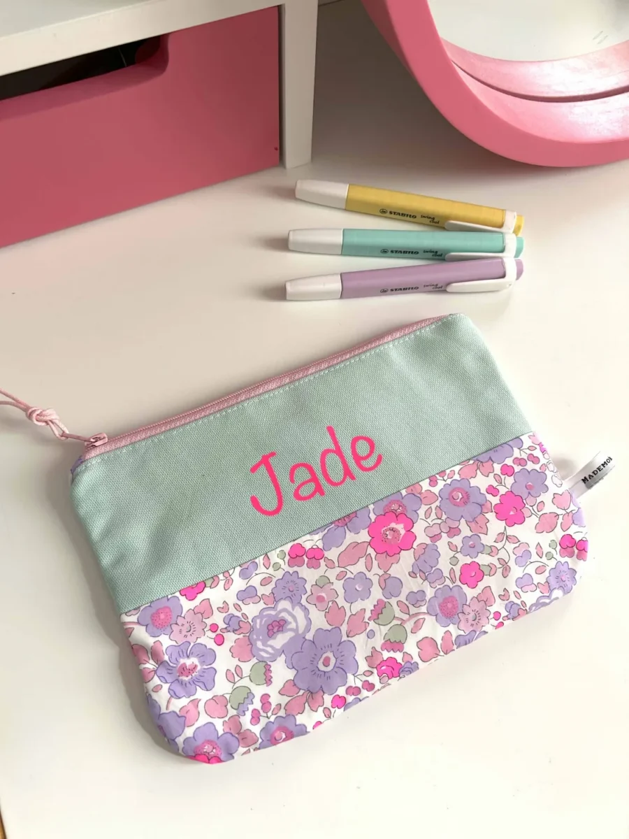 Trousse personnalisée prénom fille