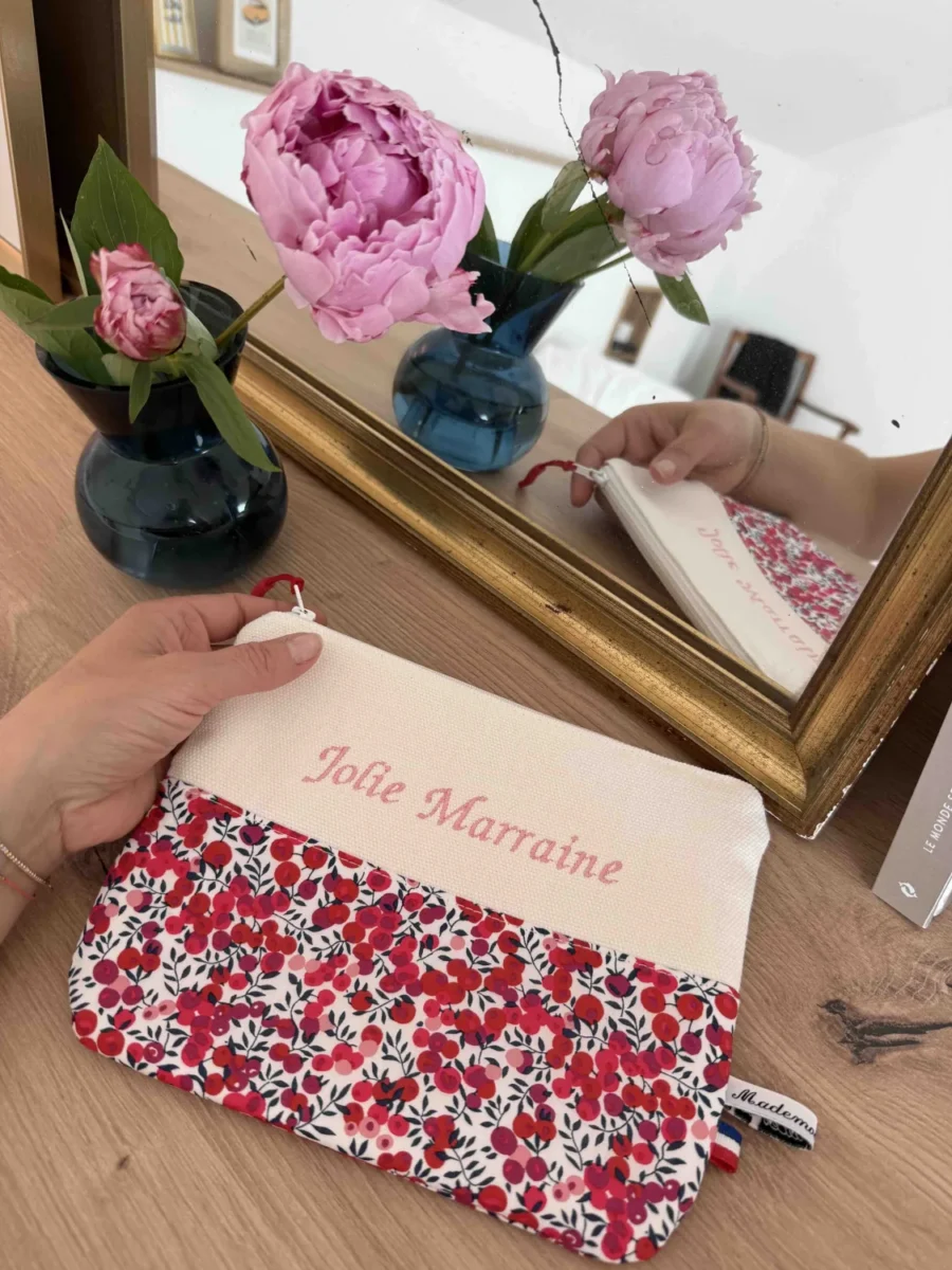 Pochette liberty personnalisée