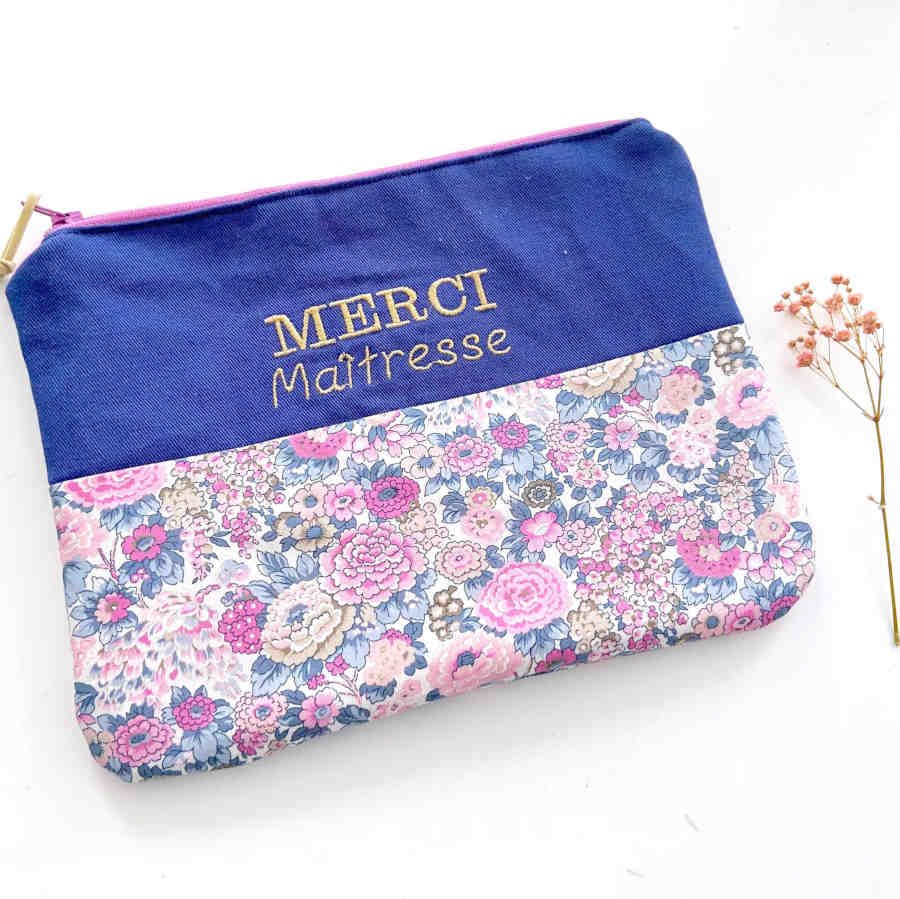 Pochette personnalisée merci maîtresse