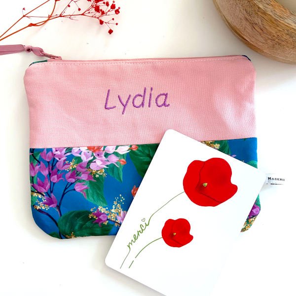 pochette personnalisée + carte