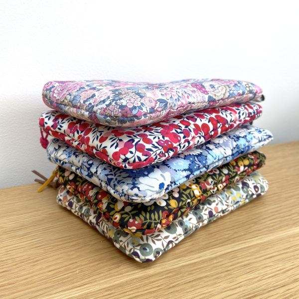 Petite pochette en liberty
