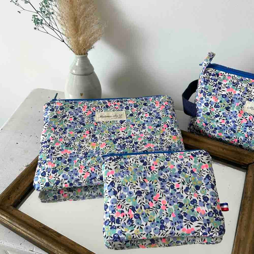 Pochettes Liberty wiltshire fluo