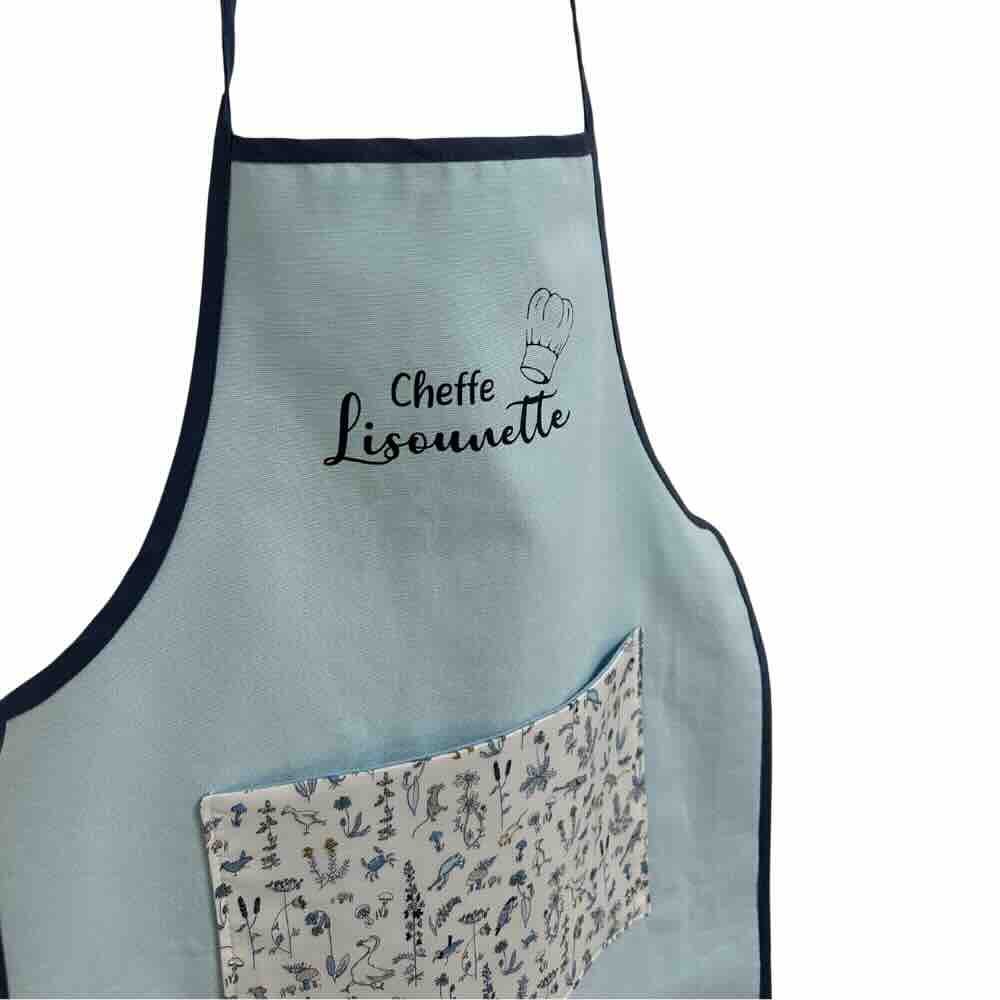 Tablier de chef personnalisé enfant