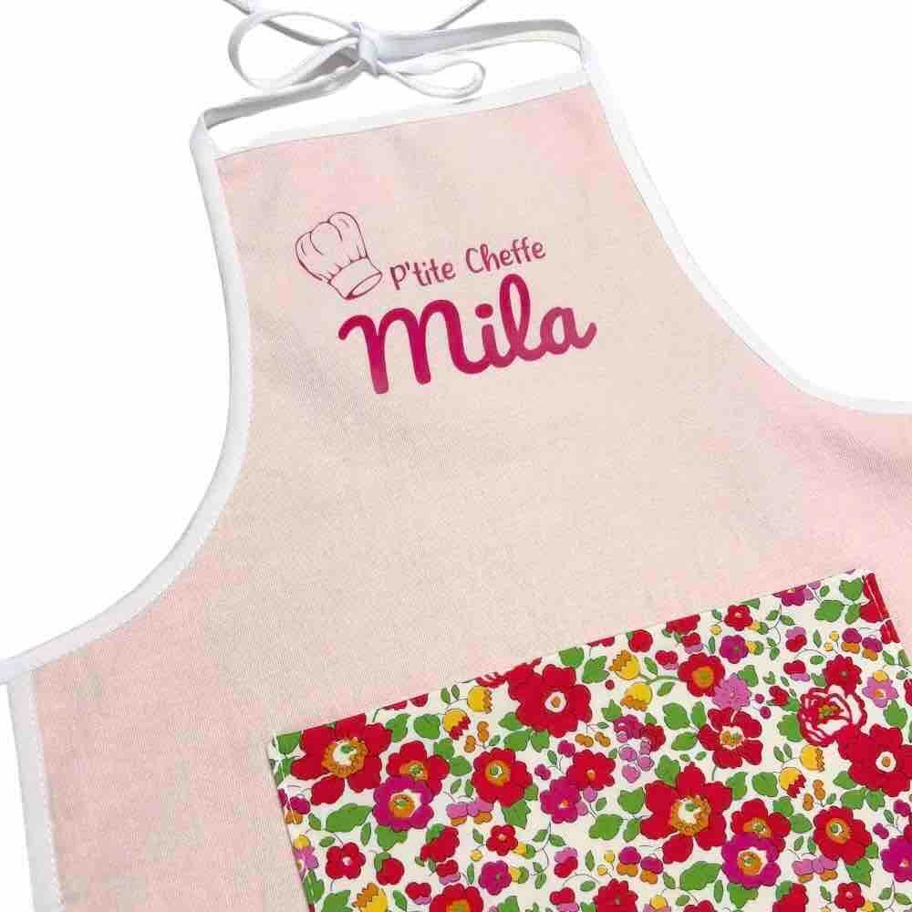 Tablier de cuisine enfant personnalisable