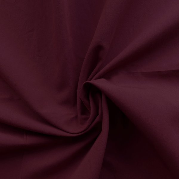Popeline Bordeaux