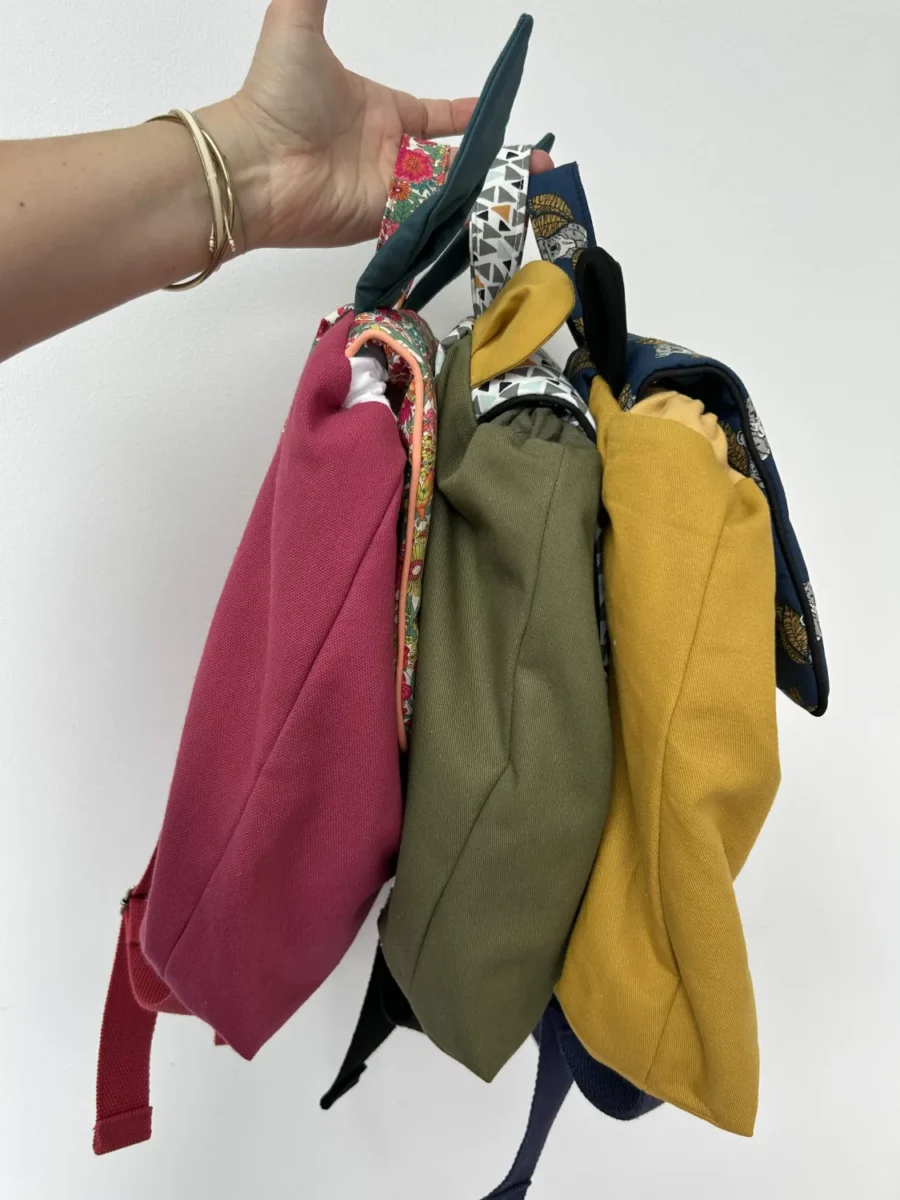 Sac personnalisé prénom brodé maternelle