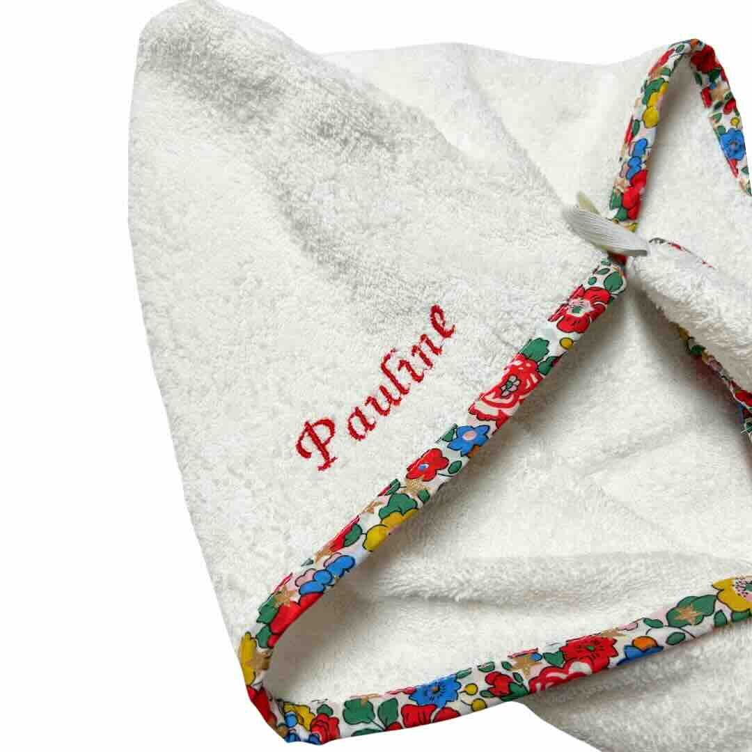 Serviette cheveux personnalisée