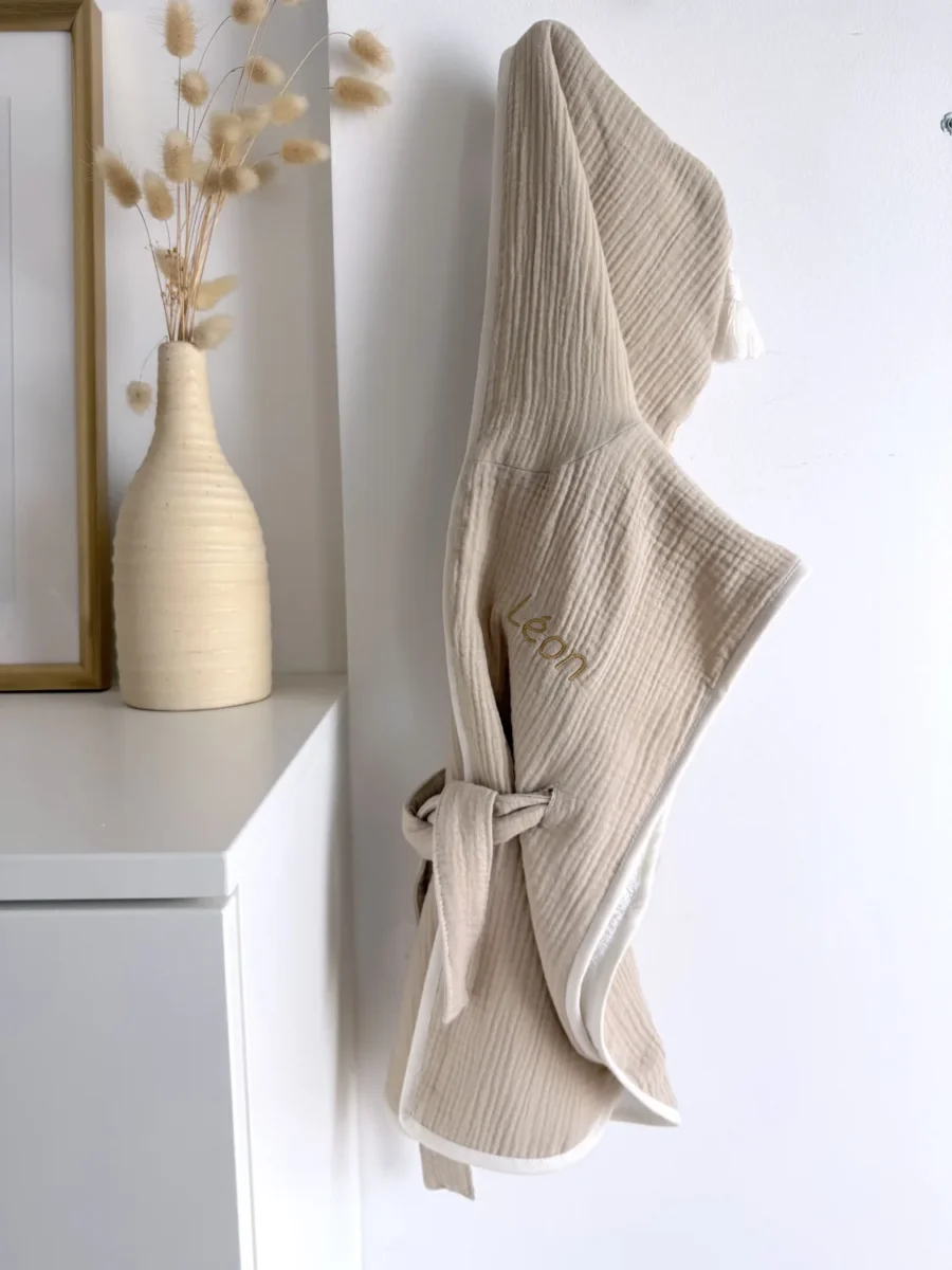 Poncho de bain brodé bébé