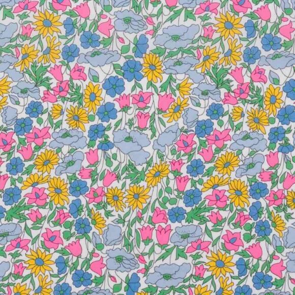 Tissu liberty poppy daisy