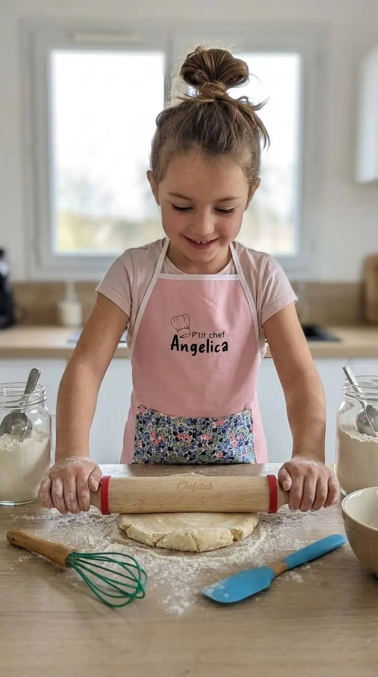Tablier de cuisine enfant personnalisé