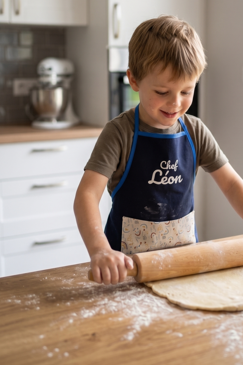 Tablier de cuisine garçon personnalisé 
